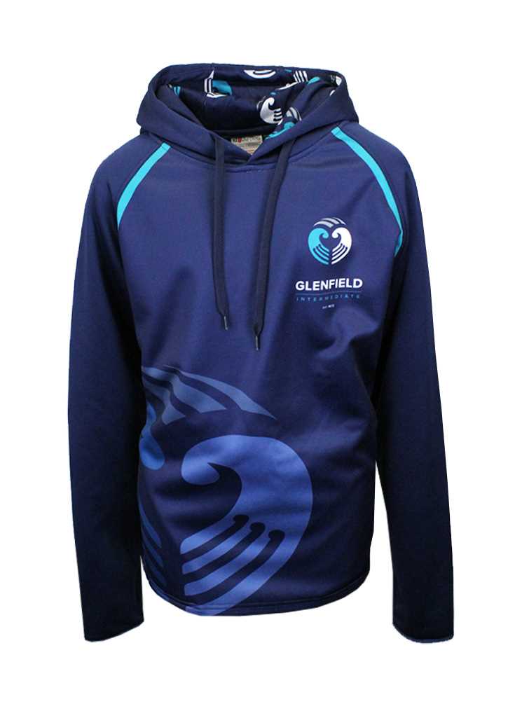 Glenfield Intermediate Hybrid Youth Hoodie