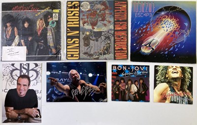 Lot 358 - CLASSIC ROCK SIGNED ITEMS.