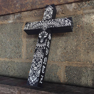 SRVNTZ x GBS Bandana Cross - Black