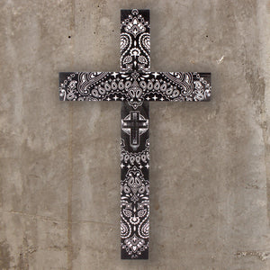 SRVNTZ x GBS Bandana Cross - Black