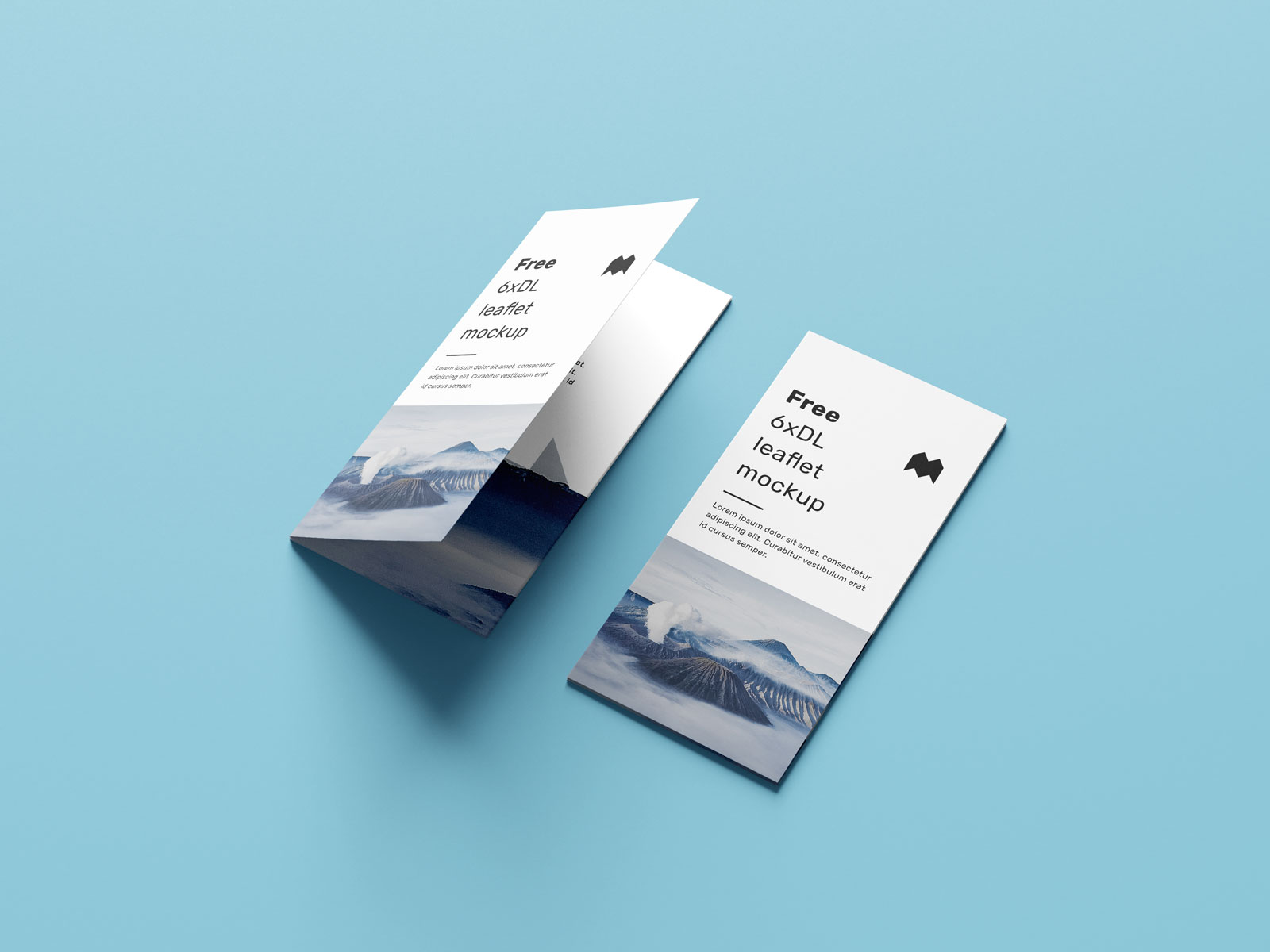 Leaflet mockup free download Idea | kickinsurf