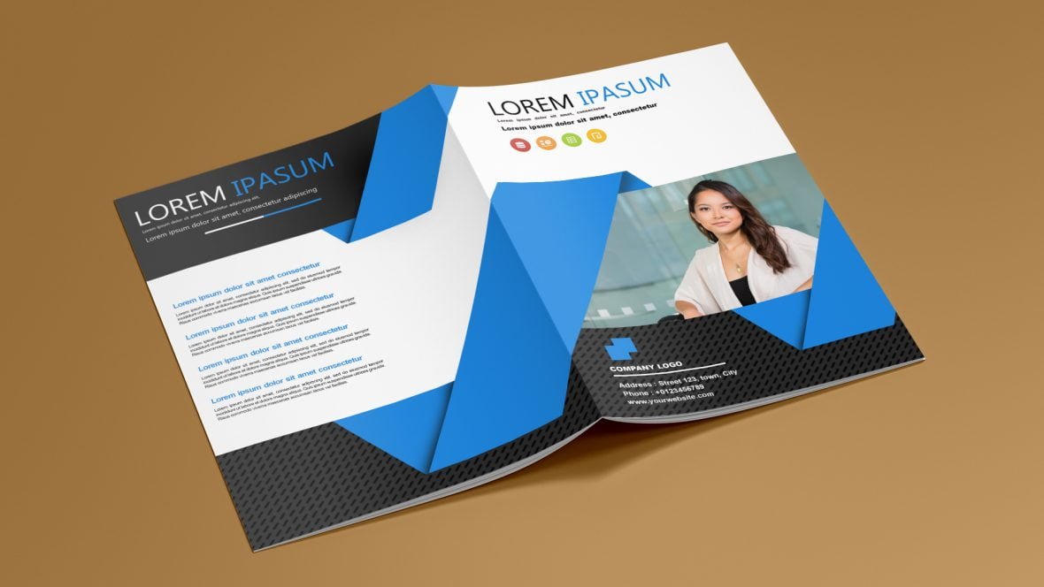 Bi Fold Brochure Free Template