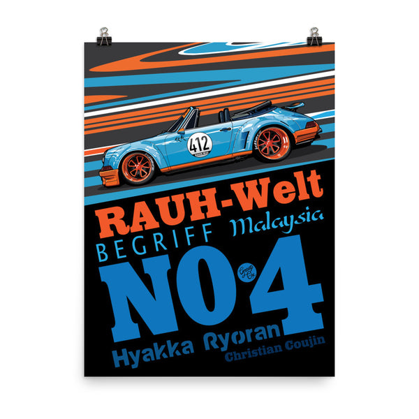 RWB Hyakka Ryoran Poster 18 x 24 inch