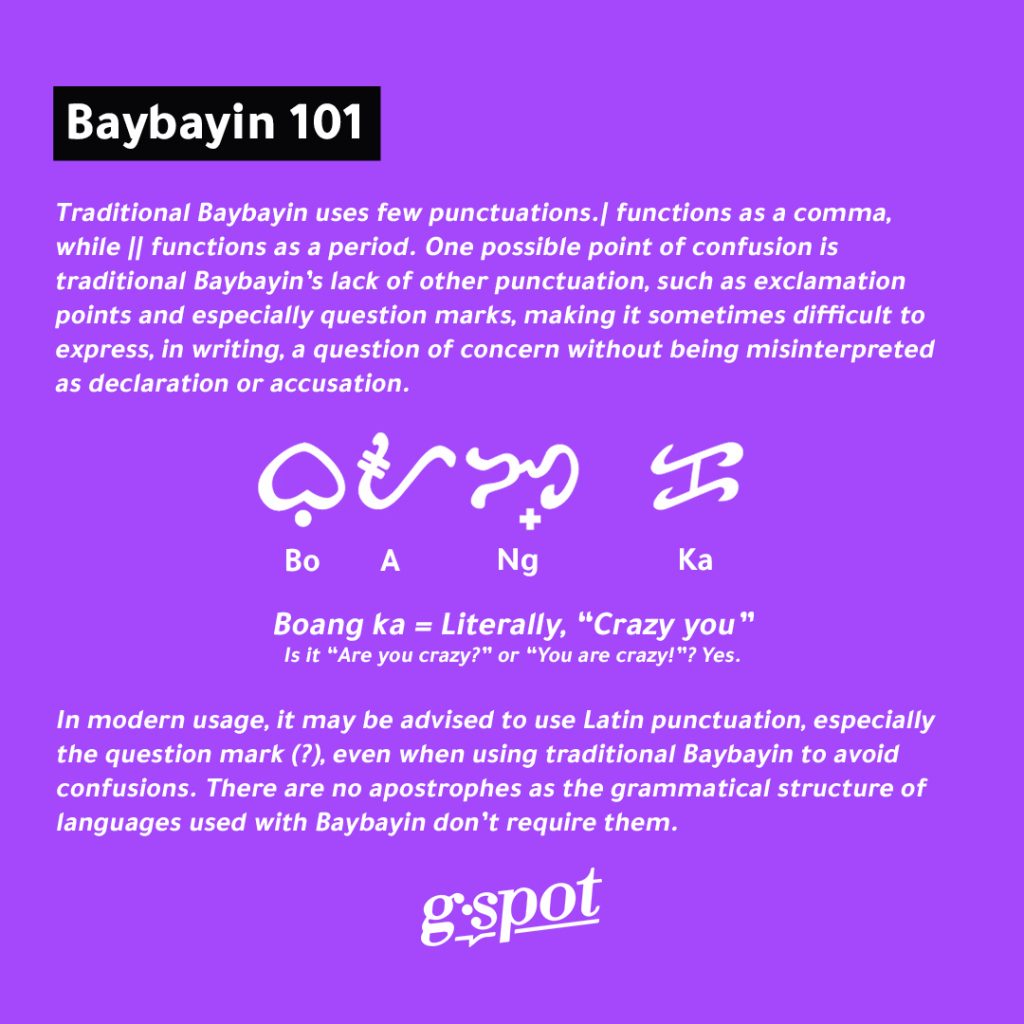 Baybayin: The True National Language | g.spot