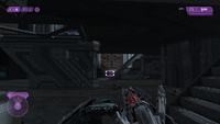 First-person view of the Sentinel beam in Halo 2: Anniversary campaign.