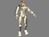 A smooth mesh render of the Mark VI armor in Halo 2.