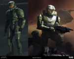 Concept art of GEN3 Mark VI for Halo Infinite