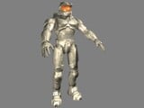 A render of the Mark VI armor with texture maps in Halo 2.