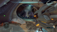 First-person view of the Z-390 in Halo 5: Guardians.