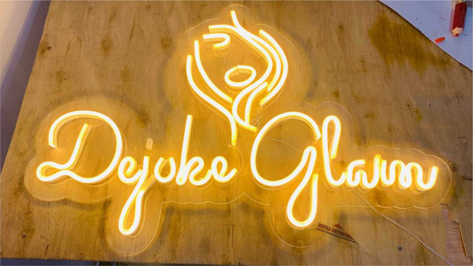 Acrylic LED Light Neon Signs Making Design and Branding in Lagos Nigeria