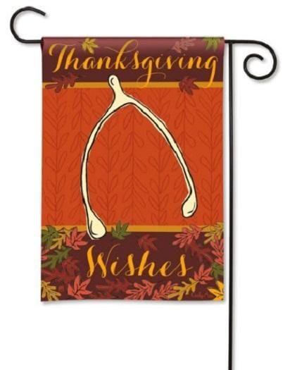 Thanksgiving Wishbone Garden Flag heartlandflags