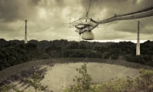 Viewing the Arecibo Observatory's giant radio telescope before its collapse