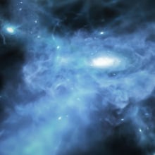 Galaxy forming in the early universe