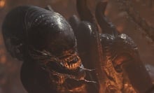 A Xenomorph roars in "Alien: Romulus."