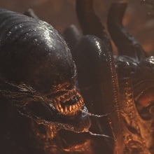 A Xenomorph roars in "Alien: Romulus."