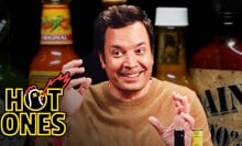 jimmy fallon appearing on hot ones