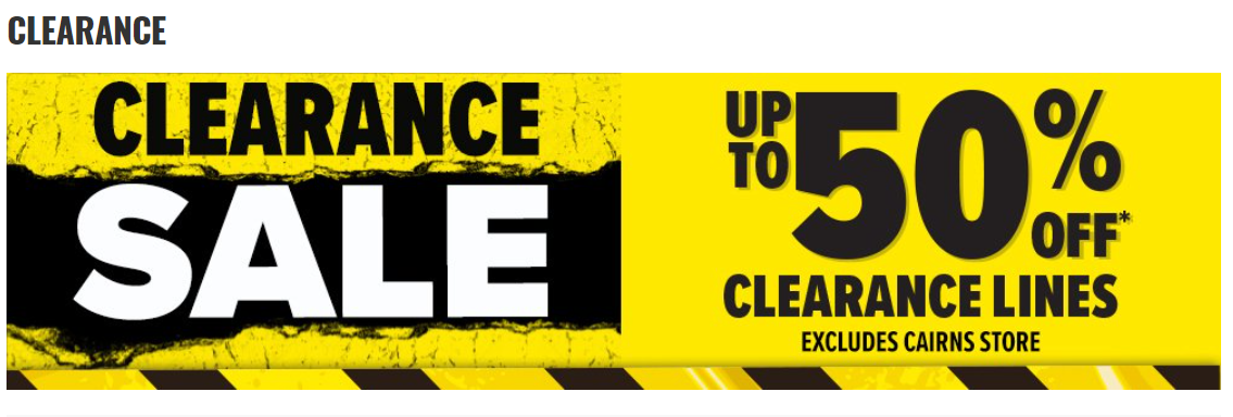 Do you have any clearance items on sale? – Total Tools