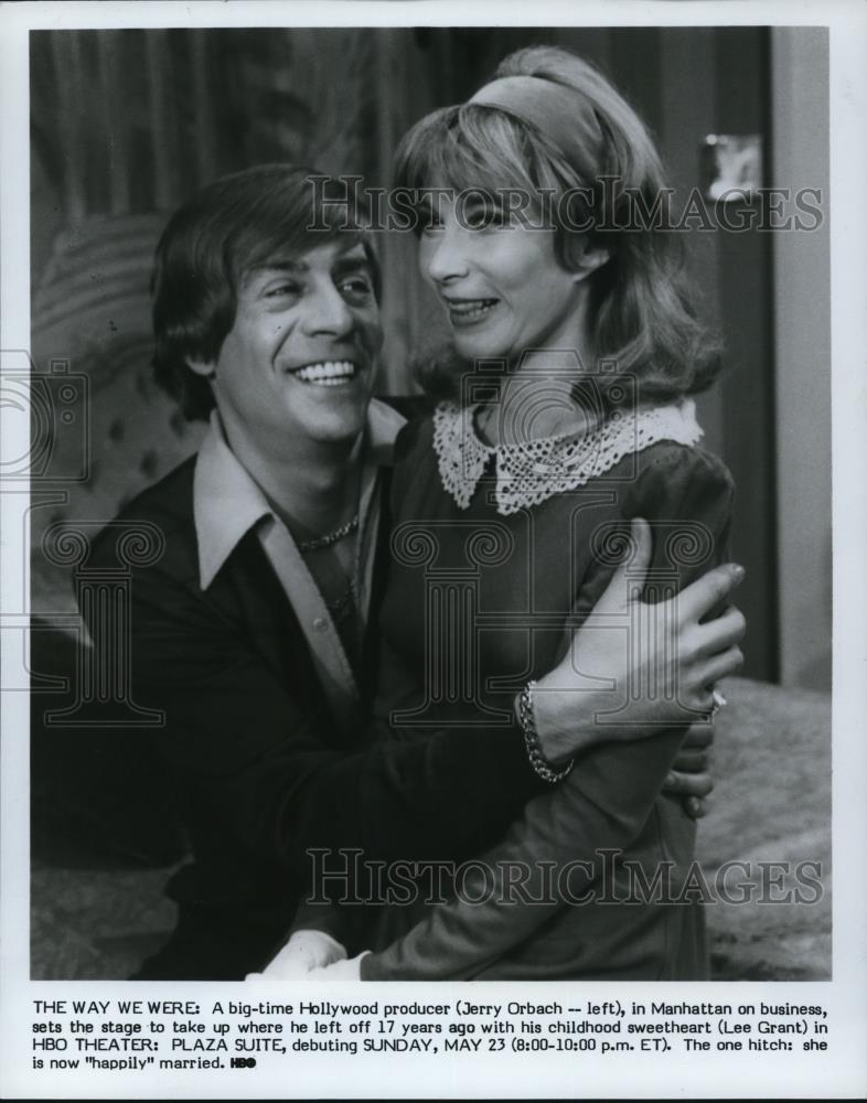 1982 Press Photo Jerry Orbach and Lee Grant star in Plaza Suite - cvp5 ...