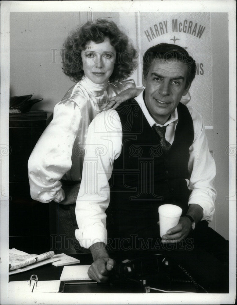 1987 Jerry Orbach/ Barbara Babcock,actors - Historic Images