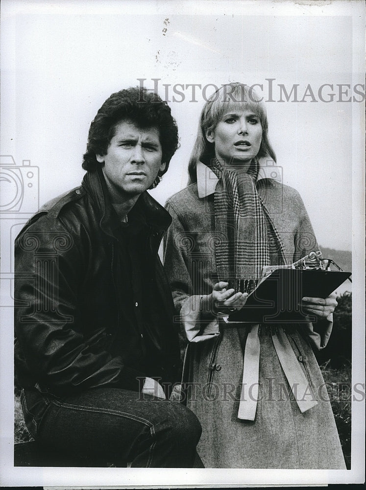 1981 Press Photo Barry Bostwick, Deborah Raffin 