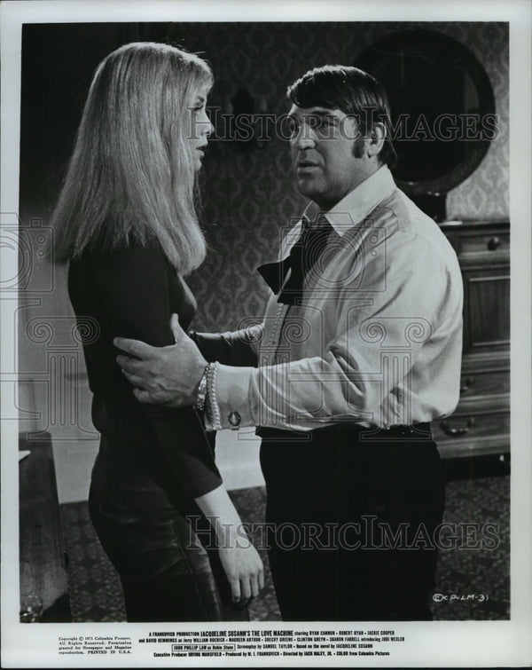 1972 Press Photo Shecky Greene and Dyan Cannon in scene from 