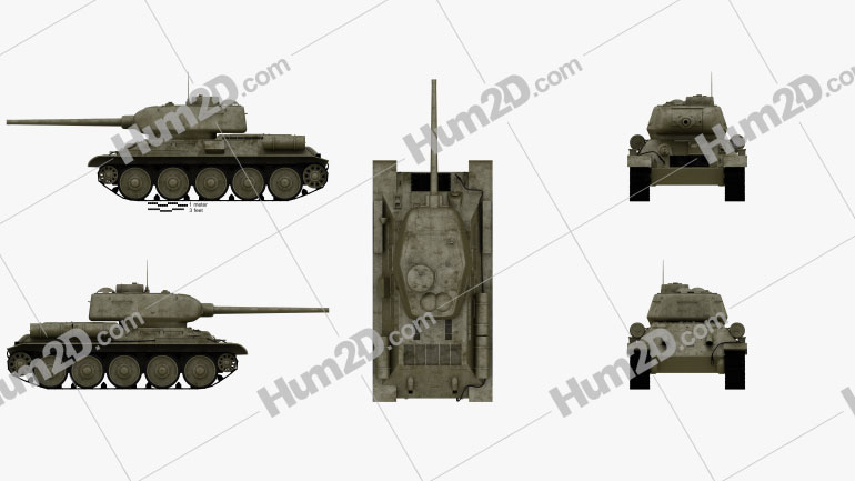 T 34 Blueprints