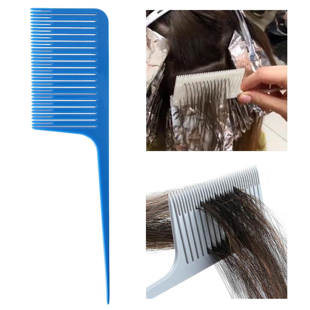 Plastic Sectioning Weaving Highlighting Foiling Hair Comb Highlight ...