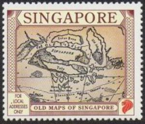 Stamp: Old Straits (Singapore(Old maps of Singapore) Mi:SG 791,Sn:SG ...