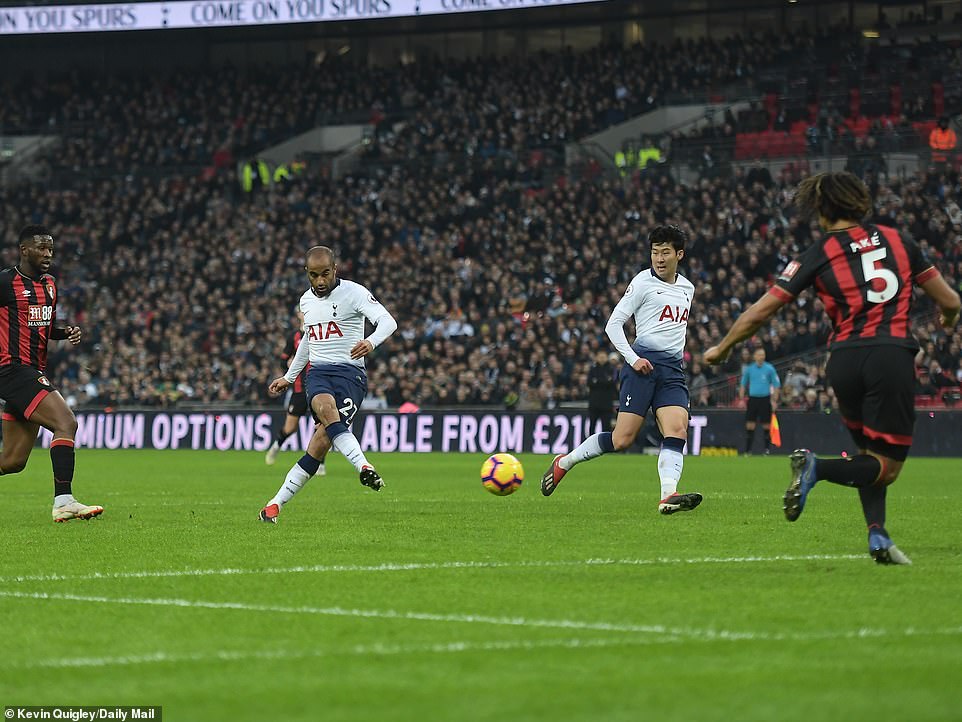 Walker-Peters racked up his third assist by pulling a clever pass back into the path of Lucas Moura to slot home in 35th minute