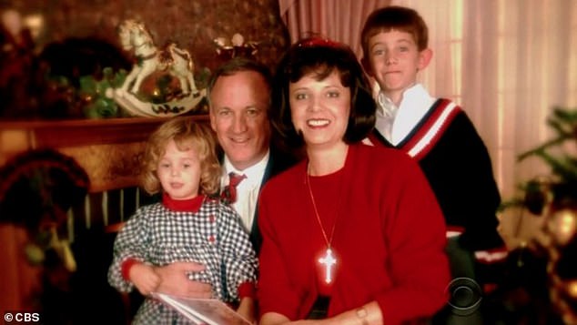 JonBenét was found battered and strangled to death at her Boulder, Colorado home on December 26, 1996. Pictured: The little girl with her mom Patsy, dad John and brother Burke