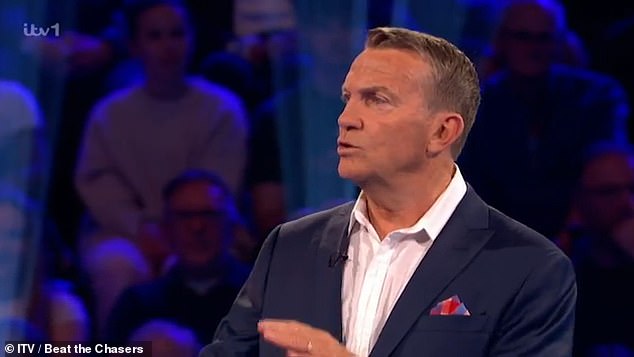 Host Bradley Walsh was shocked with the question and said 'What is that for a first question?!'