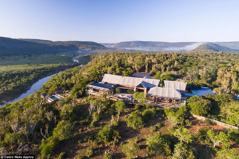 The private residence comes with two luxury tented safari units on the banks of the river and traversing rights over a 25,000 reserve