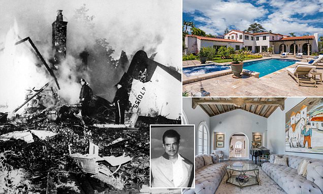 Howard Hughes Plane Crash Burns