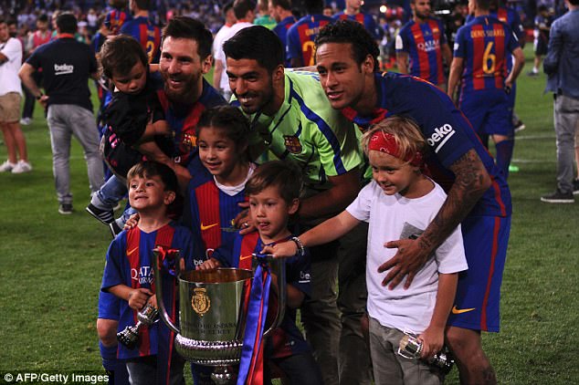 They won three Copa del Rey trophies, two La Ligas, a Champions League and Club World Cup