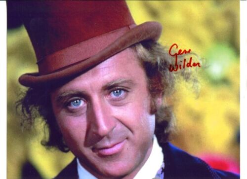 WILLY WONKA young frankenstein GENE WILDER signed AUTOGRAPH 4941 | eBay