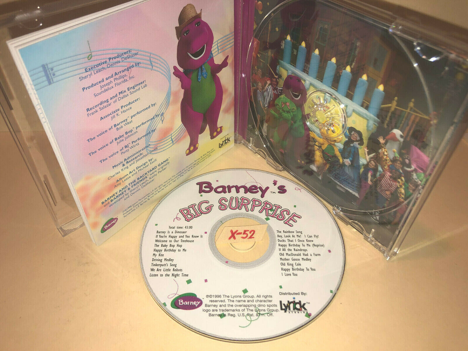 Barneys Big Surprise CD Live Recording of Stage Show Tour Purple ...