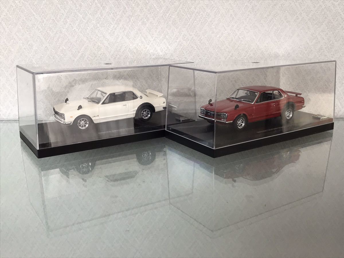 1 43 Nissan Skyline 2000 GT R Hakosuka Mini Car Set KYOSHO NISSAN ...