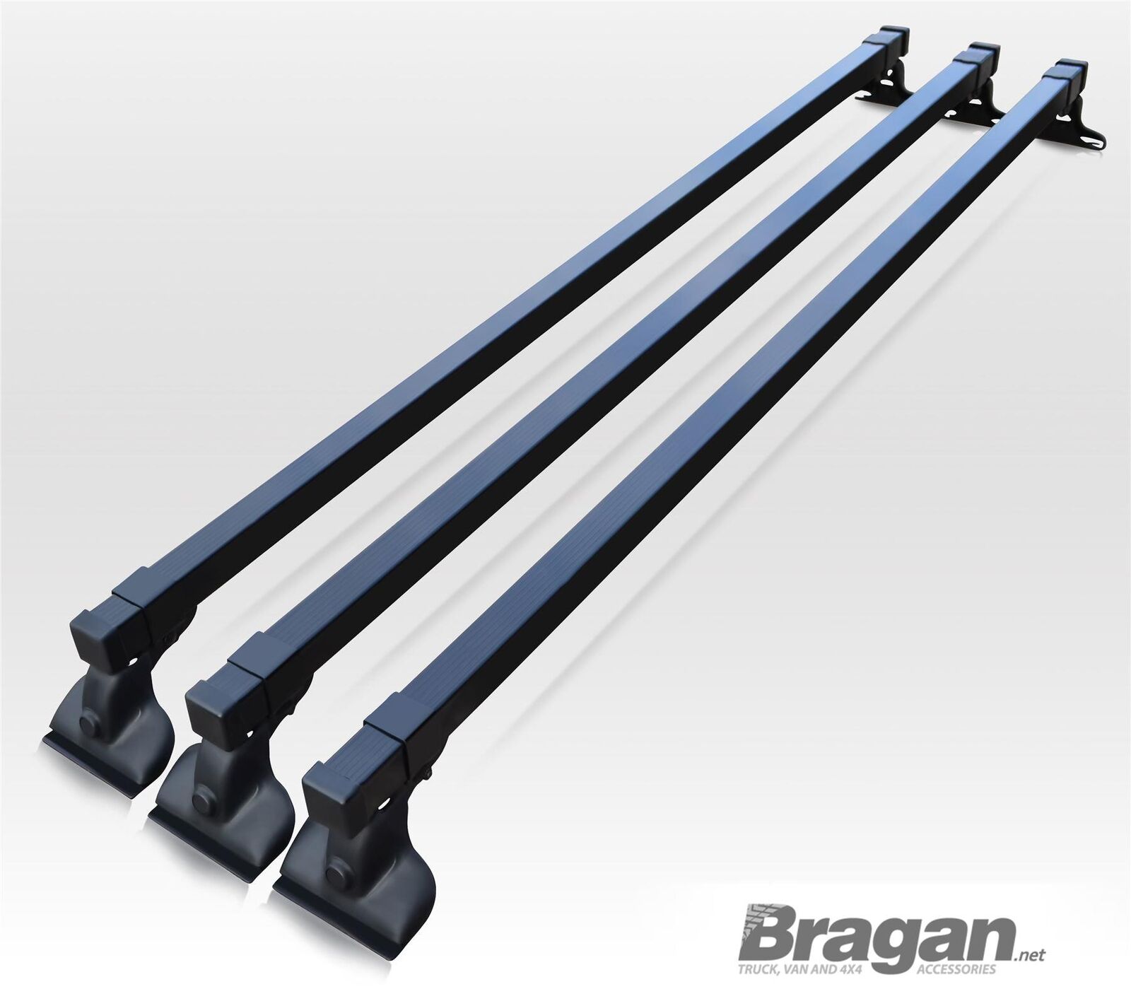 Roof Rack Bars Rail 3 Bar System Steel PVC Van To Fit Renault Trafic ...