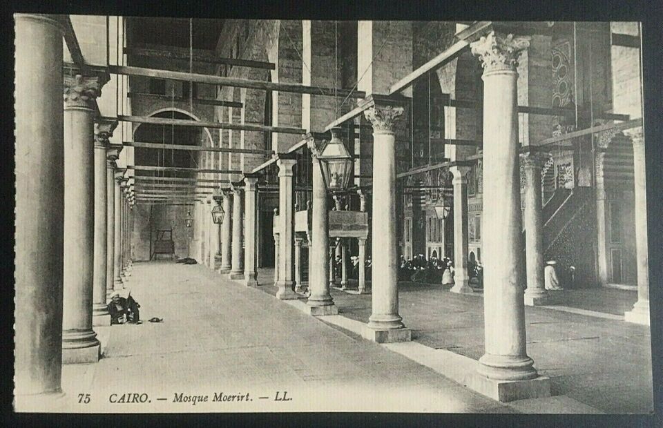 Vintage Postcard Egypt Cairo Africa Mosque Moerirt People 1930s | eBay