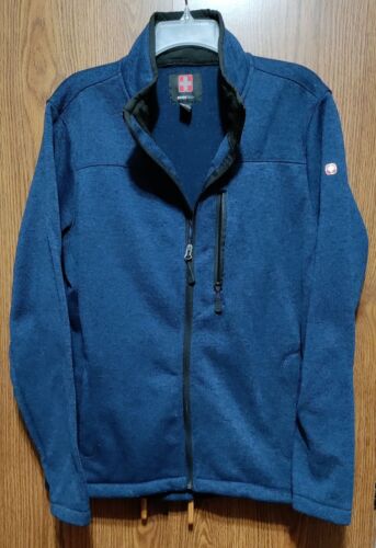 Swisstech Men's Blue Fleece Lined Jacket Size Medi