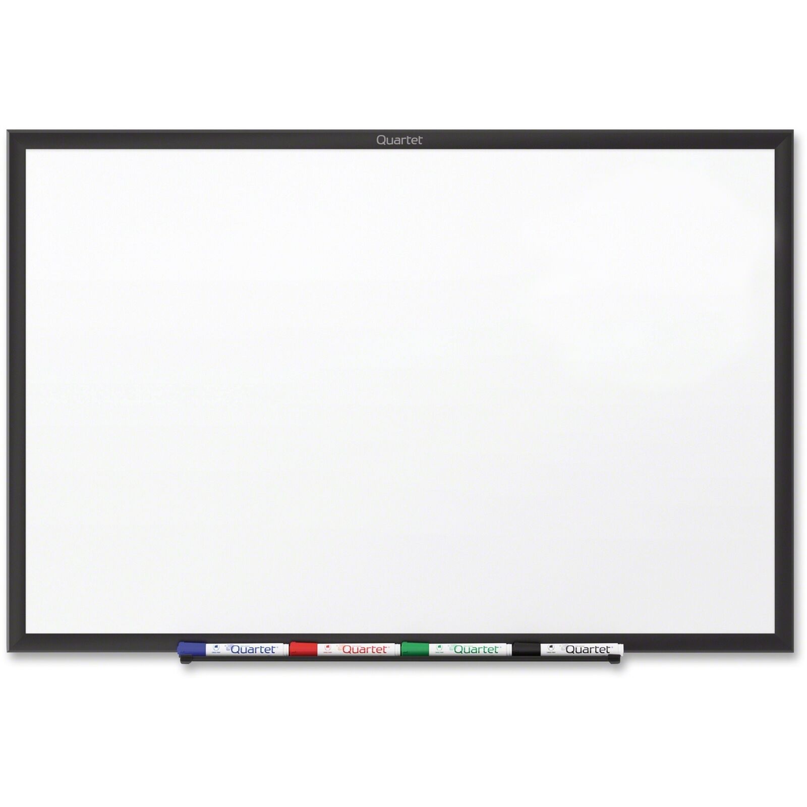 Quartet Black Frame Standard Whiteboard - 24