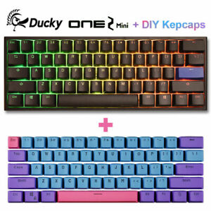 Ducky One 2 Mini Mechanical Keyboard Rgb 60 Double Shot Pbt Joker Keycaps Set Ebay