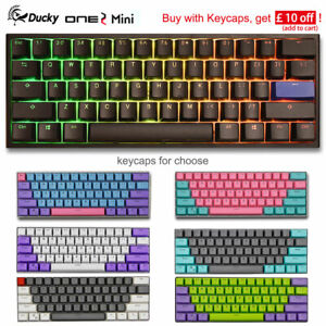 Ducky One 2 Mini Rgb Backlit 60 Pbt Mechanical Keyboard Cherry Mx Buy W Keycap Ebay