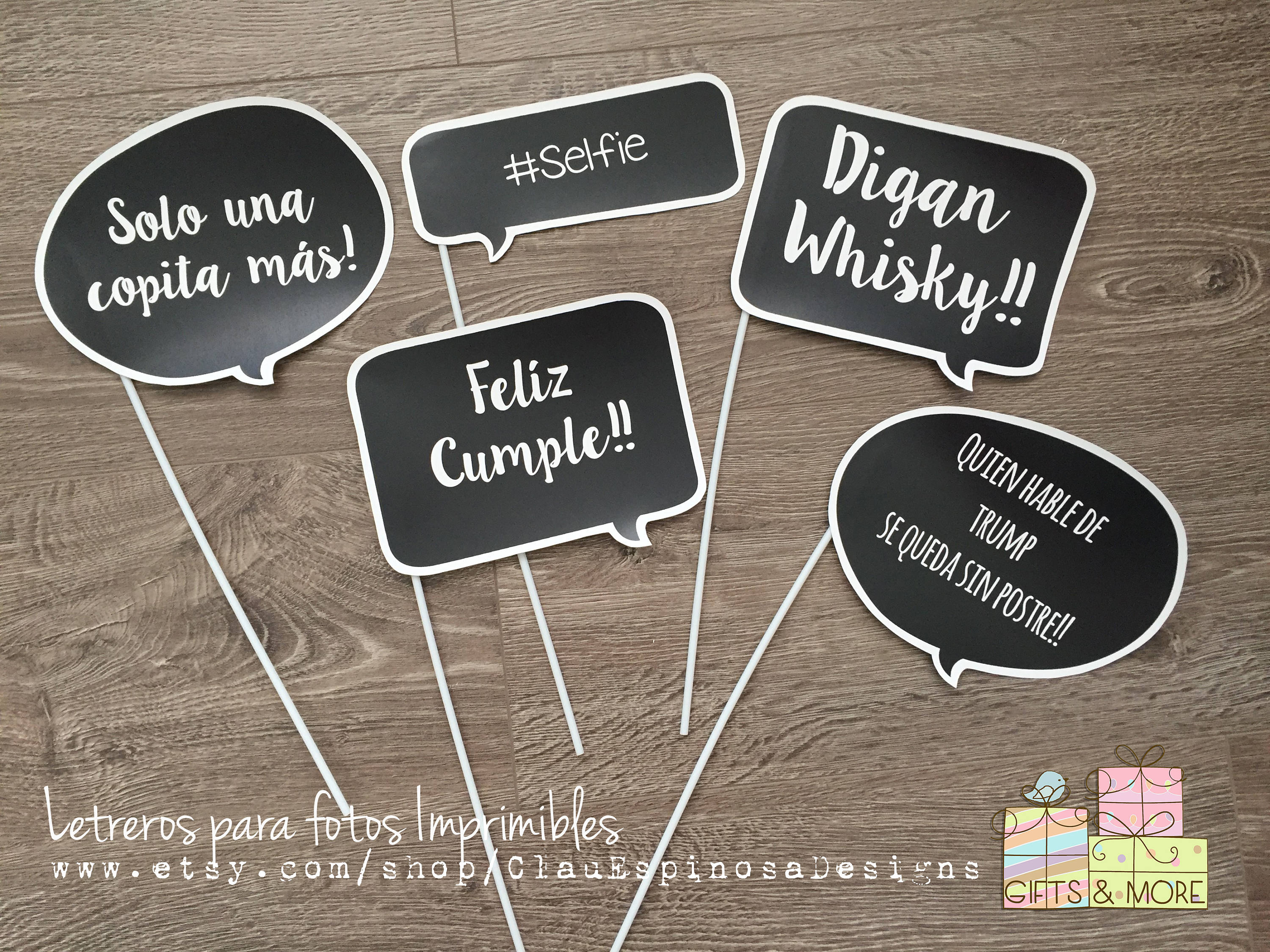 Letreros para Fotos de CumpleañosINSTANT DOWNLOAD | Etsy