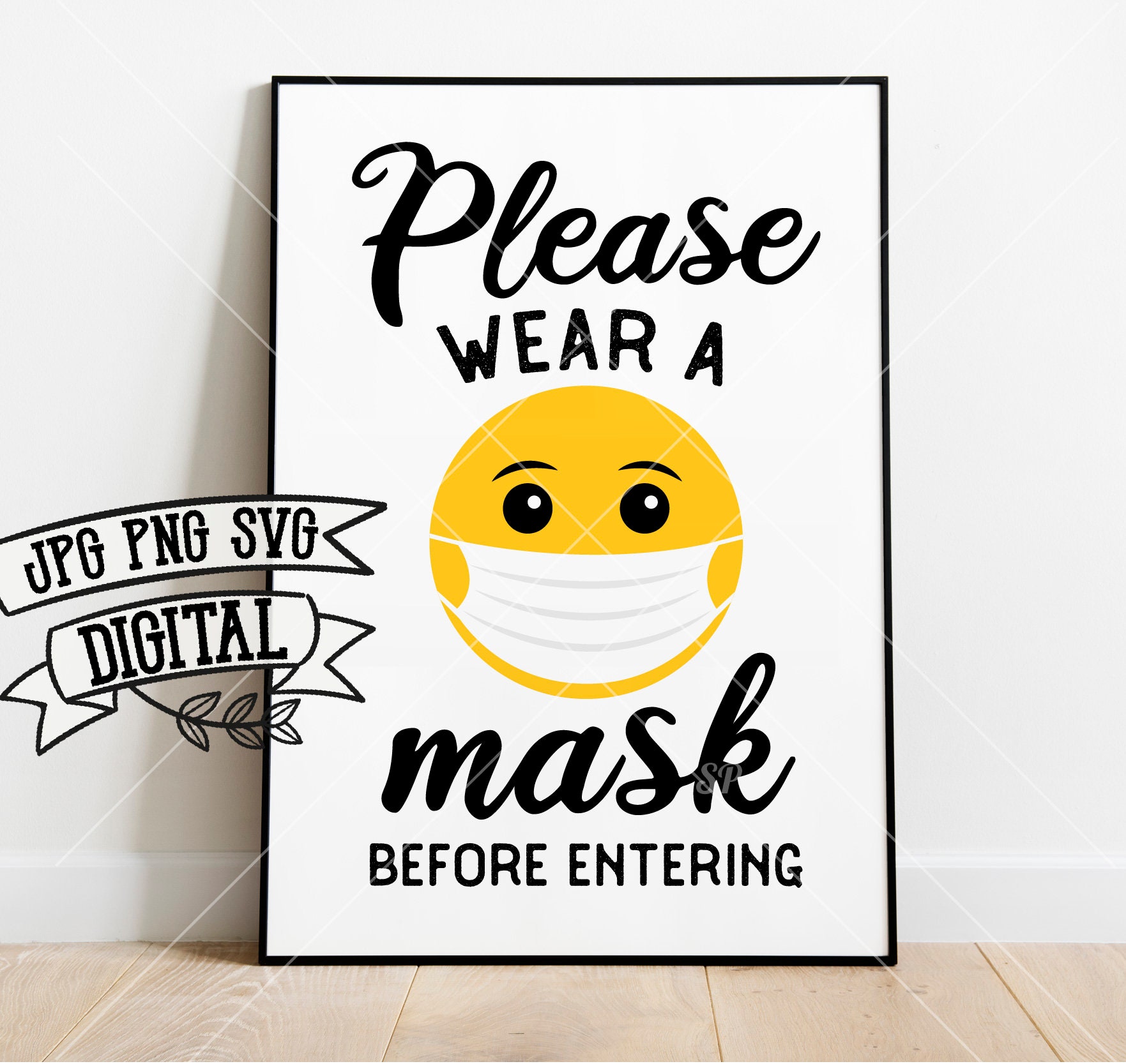 Wear Mask Sign Printable