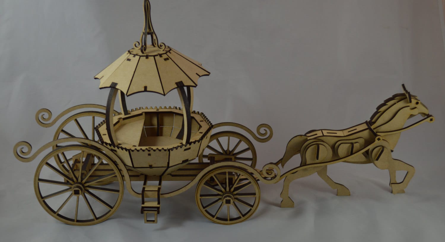 Princess Carriage 3D Puzzle/Model | Etsy