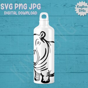 Hippopotamus Hippo SVG PNG JPG Clipart Digital Cut File Download for ...