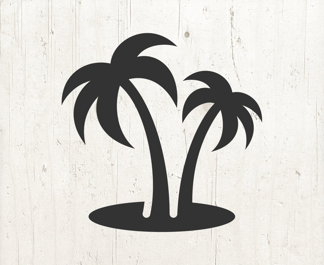 Palm Tree Svg Palm Trees Svg Cricut Graphic By Justgreatprintables ...