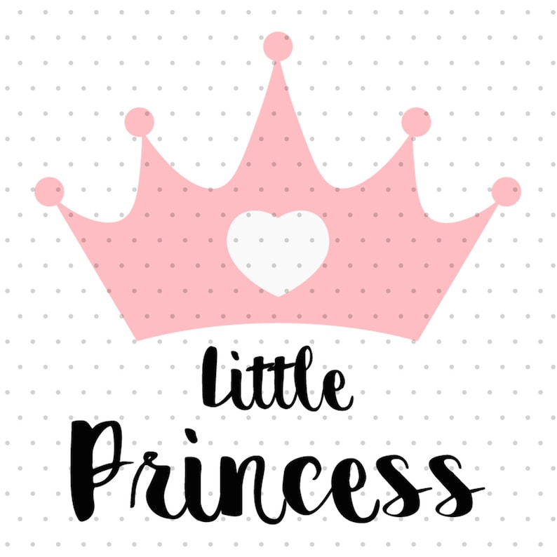 Princess Baby Girl SVG