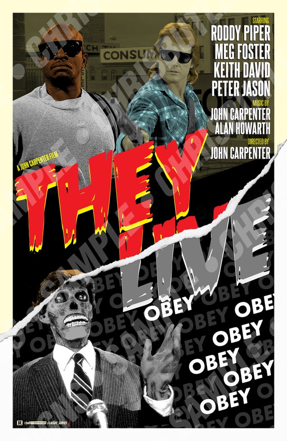 They Live Obey Poster